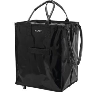 Hulken Brand New Black Rolling Medium Tote Bag!